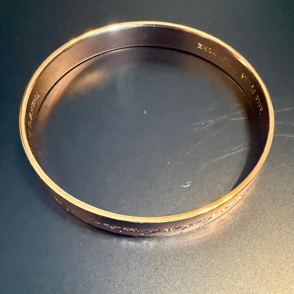 Kate Spade Rose Gold "Hand in Hand" Bangle - Picture 7 of 11